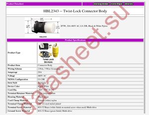 HBL2343 datasheet  